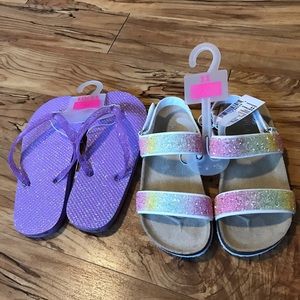 NWT! Children’s Place Girl’s Sandals Lot!